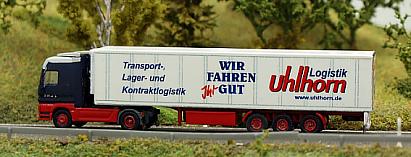 1914 MB Actros - K�hlkoffer Sattelzug - links -  uhlhorn Logistic - Internet