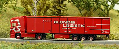 1915 SCANIA - Koffer Sattelzug, SpaceCab - Blondie Logistic - links - Internet 1915 SCANIA - Koffer Sattelzug, SpaceCab - Blondie Logistic - links - Internet