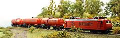 1930-1931-1932-1933- 12159 MINITRIX  RE 485 J�germeister - Fleischmann N 8480 - Tankwagen J�germeister -Komplett Zug - 40