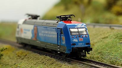 1934 Fleischmann 7355 - BR 101 - Schauinsland - Stirn 2 - Internet