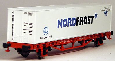 Container Waggon Nordfrost HO hinten Turen Internet