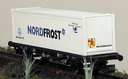 Container Waggon Nordfrost vorn Internet