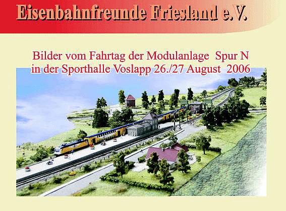 CD - Beschriftung Eisenbahnfreunde Friesland 2