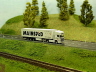 22 HERPA Gardinenplanen-Sattelzug MAINSPED vorn
