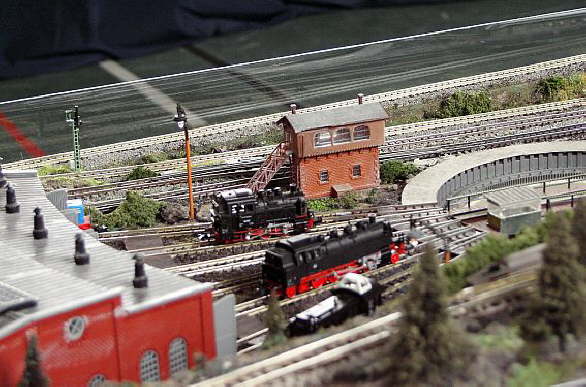 Betrieb an der Drehscheibe