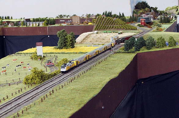 Metronom an Br�ckenbaustelle